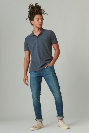 Lucky Brand 100 Skinny Men's Jeans Blue | South Africa-UJH975103