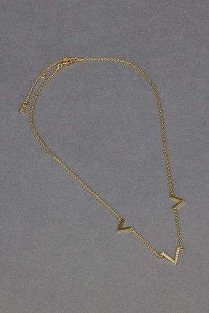 Lucky Brand 14k Gold Plated Delicate Women's Necklace Gold | South Africa-NWM806239