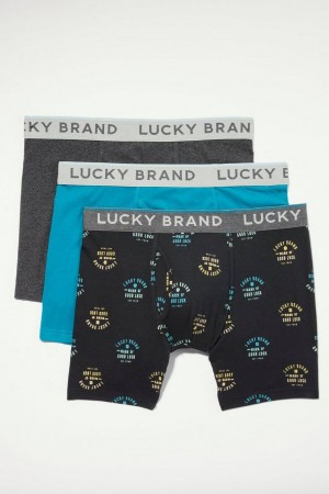 Lucky Brand 3 Pack Stretch Men's Briefs Multicolor | South Africa-GYI651893