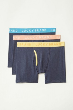 Lucky Brand 3 Pack Stretch Men's Briefs Multicolor | South Africa-BNI187569