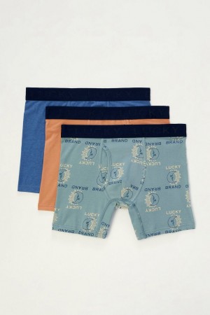 Lucky Brand 3 Pack Stretch Men's Briefs Multicolor | South Africa-ZGR814690