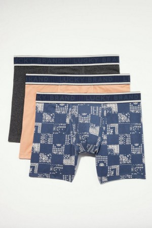 Lucky Brand 3 Pack Stretch Men's Briefs Multicolor | South Africa-TFN490728