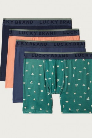 Lucky Brand 4 Pack Essential Soft Men's Briefs Multicolor | South Africa-JUM629315