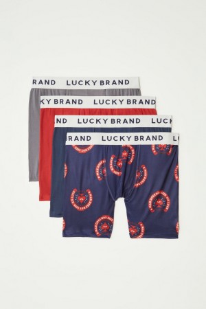 Lucky Brand 4 Pack Essential Soft Men's Briefs Multicolor | South Africa-CMT482359