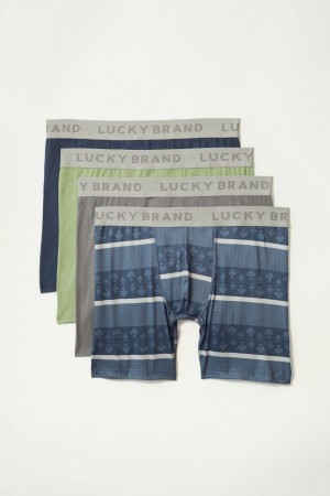 Lucky Brand 4 Pack Essential Soft Men's Briefs Multicolor | South Africa-AHS148623