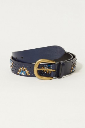 Lucky Brand Blue Sunrise Beaded Women's Belts Multicolor | South Africa-PEB708521