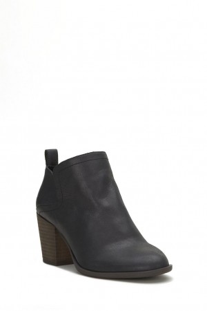 Lucky Brand Branndi Heeled Women's Bootie Black | South Africa-ARN649275