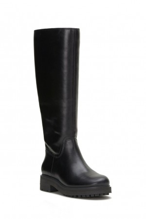 Lucky Brand Cirila Tall Women's Boots Black | South Africa-SZK782145