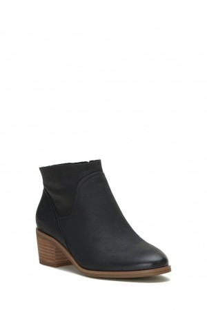 Lucky Brand Claral Women's Bootie Black | South Africa-UWS032564