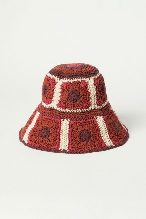 Lucky Brand Crochet Bucket Women's Hat Multicolor | South Africa-URC321058