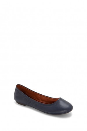 Lucky Brand Emmie Women's Flats Navy | South Africa-DSK942817