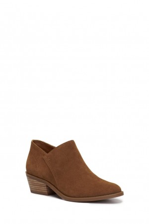 Lucky Brand Fanky Women's Bootie Brown | South Africa-MXI295170