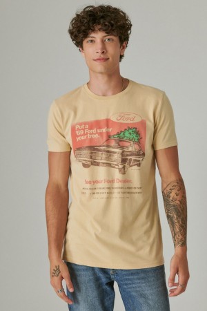 Lucky Brand Ford Tree Men's T-Shirts Multicolor | South Africa-JKS067823