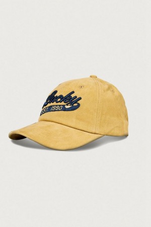 Lucky Brand Lucky 1990 Embroidered Dad Men's Hat Gold | South Africa-MNW628917