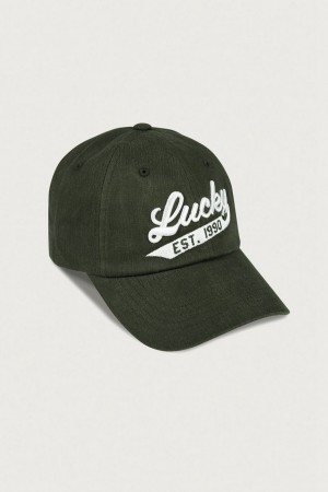 Lucky Brand Lucky 1990 Embroidered Dad Women's Hat Light Green | South Africa-SZN453912