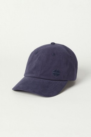 Lucky Brand Lucky Clover Embroidered Baseball Women's Hat Navy | South Africa-WCD096324