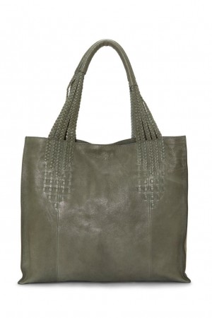 Lucky Brand Mina Women's Tote Bags Olive | South Africa-DXU570816