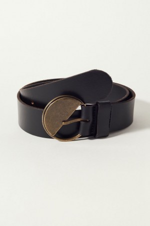 Lucky Brand Modern Buckle Women's Belts Black | South Africa-FZV913542