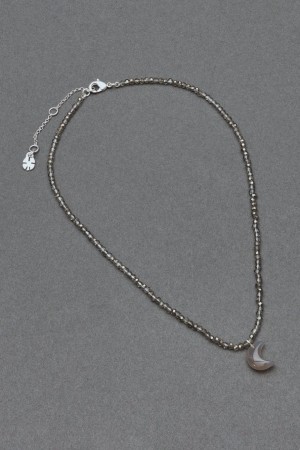 Lucky Brand Moon Collar Women's Necklace Silver | South Africa-BKX253079