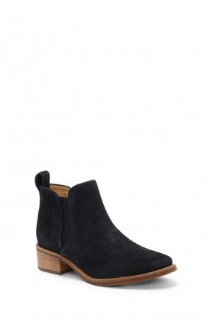 Lucky Brand Pogan Chelsea Women's Bootie Black | South Africa-VZT305429