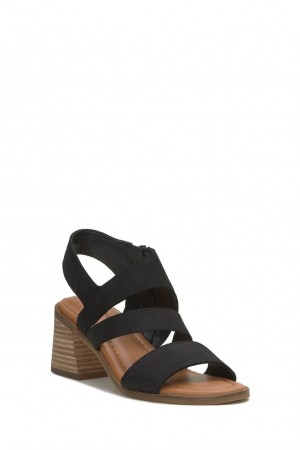 Lucky Brand Rhodette Heel Women's Sandals Black | South Africa-EFB589430