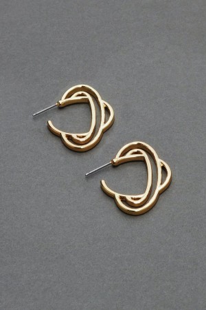 Lucky Brand Saturn Women's Earrings Gold | South Africa-EHZ350189