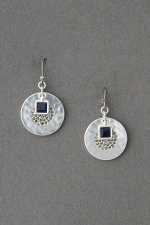 Lucky Brand Silver Disc Women's Earrings Silver | South Africa-YHC734806