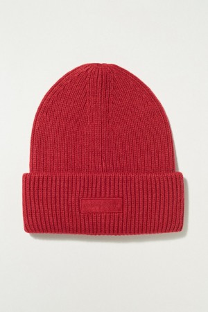 Lucky Brand Solid Knit Men's Beanie Red | South Africa-MIL914573