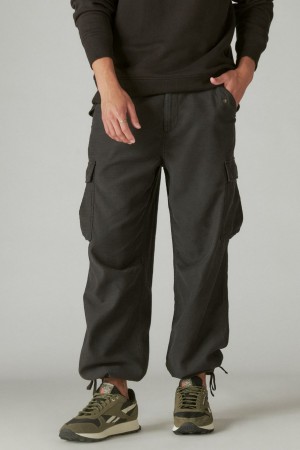 Lucky Brand Surplus Cargo Men's Pants Black | South Africa-QCP052698