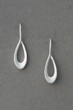 Lucky Brand Teardrop Threader Women's Earrings Silver | South Africa-FOA047953