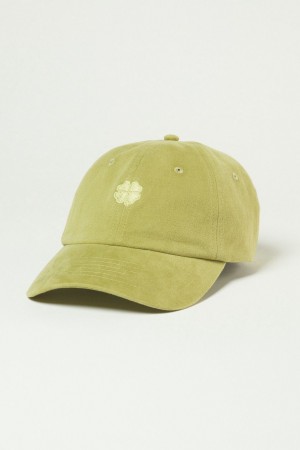 Lucky Brand Washed Canvas Baseball Women's Cap Light Green | South Africa-GJN391645