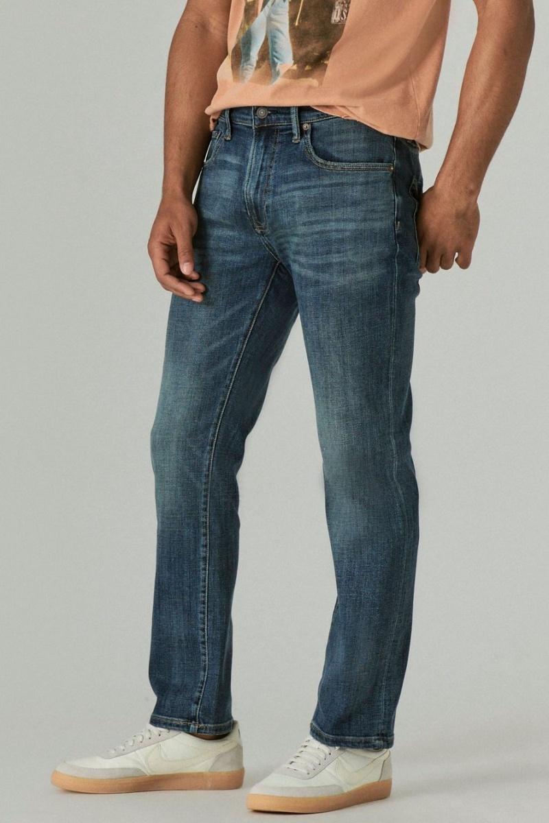 Lucky Brand 223 Straight Coolmax Stretch Men's Jeans Blue | South Africa-OTI610785