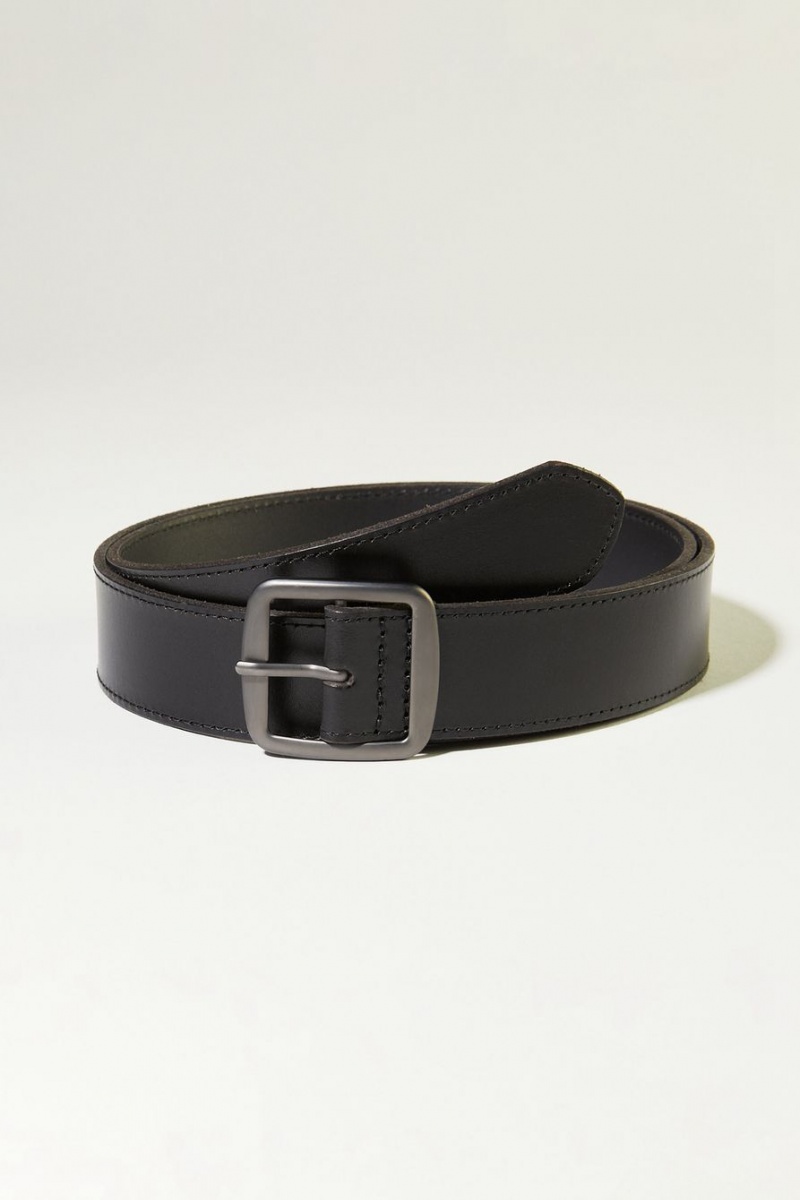 Lucky Brand Basic Fashion Men\'s Belts Black | South Africa-HYA453897