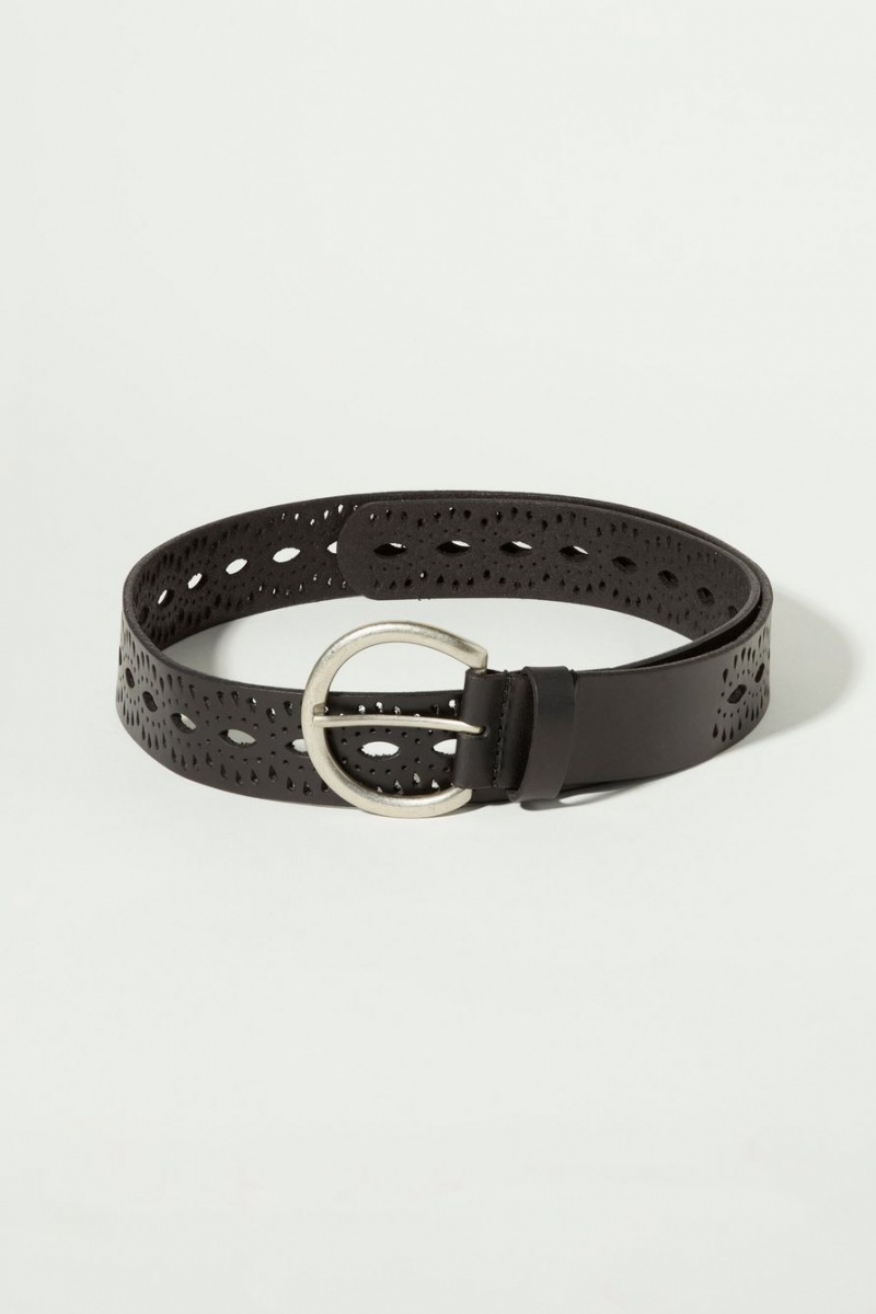 Lucky Brand Beachwood Cutout Women's Belts Black | South Africa-RSY089673