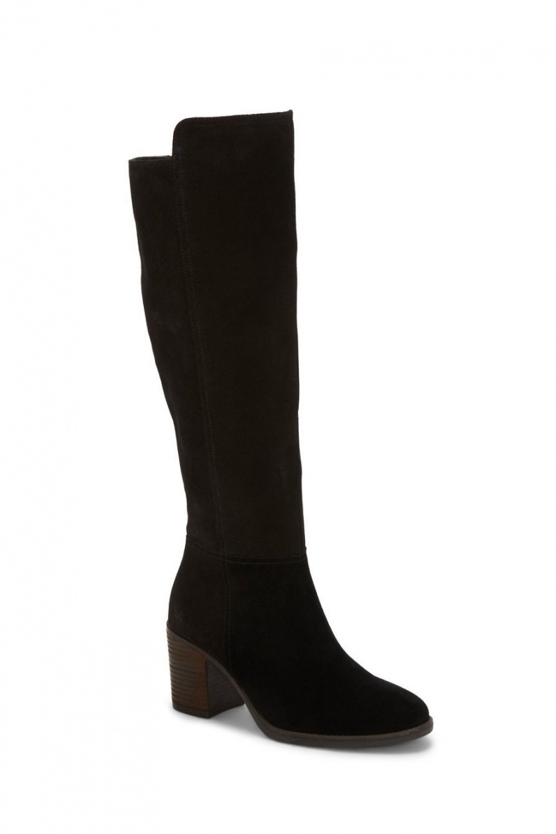 Lucky Brand Bonnay Women\'s Knee High Boots Black | South Africa-JGE138960