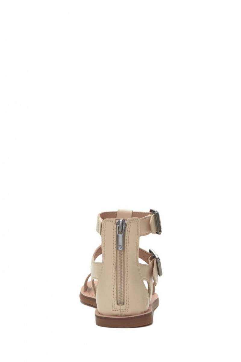 Lucky Brand Brelin Buckle Women's Sandals Beige | South Africa-KHO968731