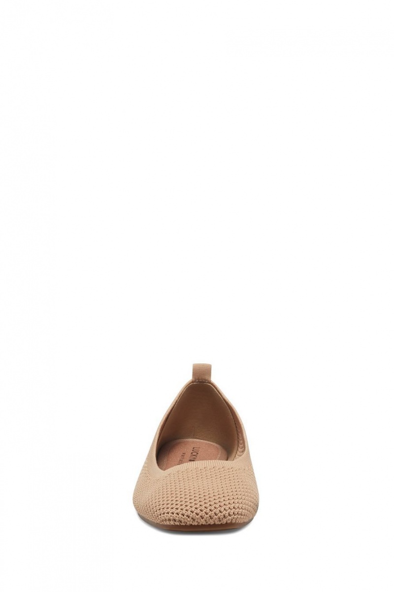 Lucky Brand Daneric Women's Flats Beige | South Africa-WDZ359724