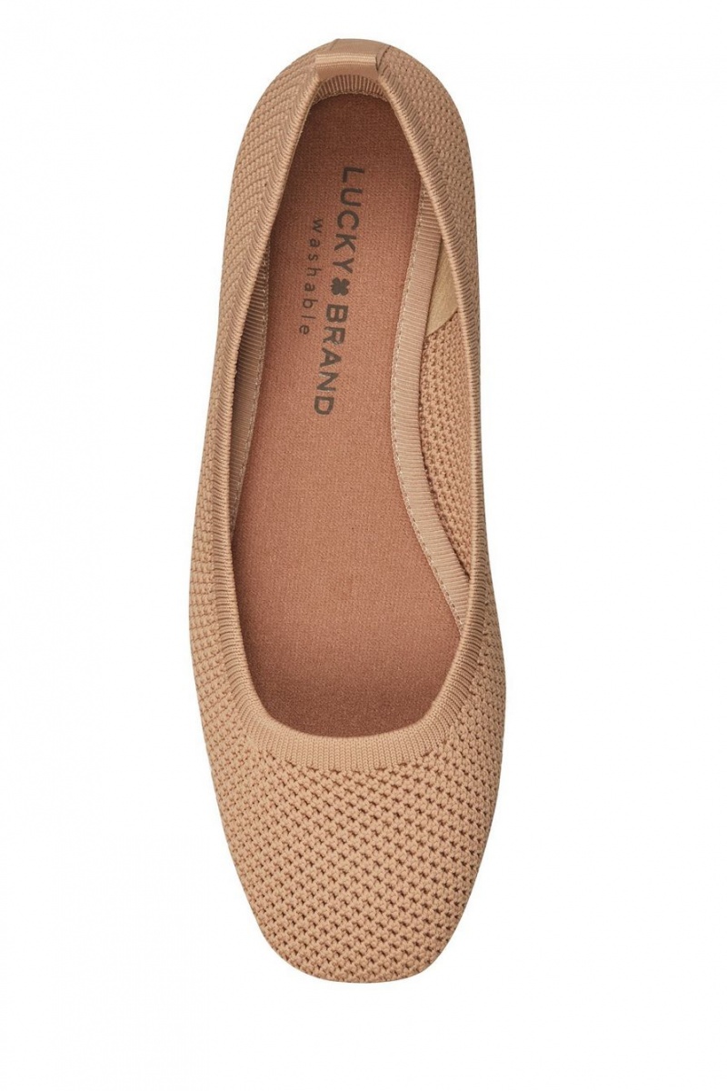 Lucky Brand Daneric Women's Flats Beige | South Africa-WDZ359724