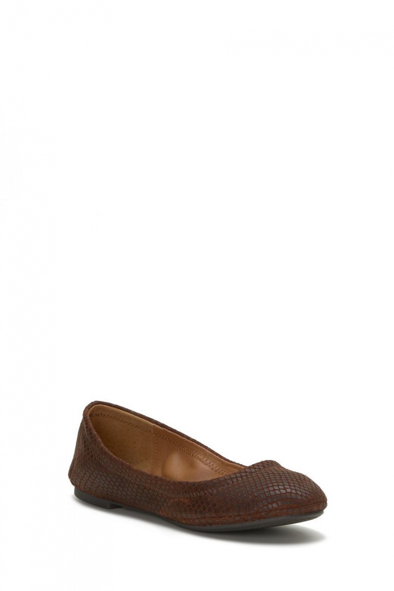 Lucky Brand Emmie Women\'s Flats Dark Brown | South Africa-UAR460579