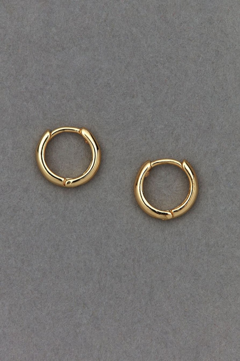 Lucky Brand Gold Hoop Women\'s Earrings Gold | South Africa-YRE028419