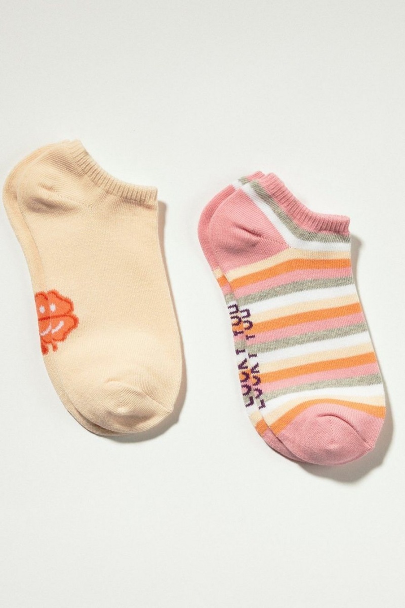 Lucky Brand Lucky You Stripe Pack Women\'s Socks Multicolor Stripes | South Africa-GCQ847125