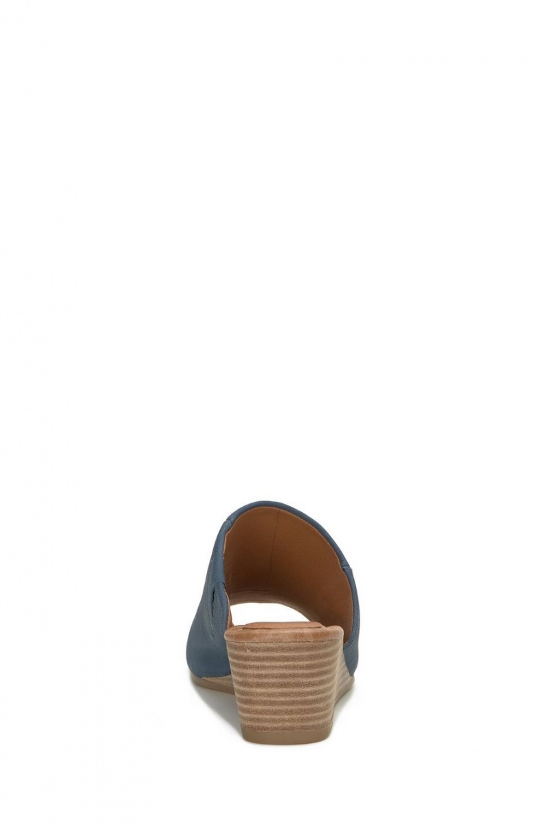 Lucky Brand Malenka Women's Wedge Sandals Blue | South Africa-TDY265104