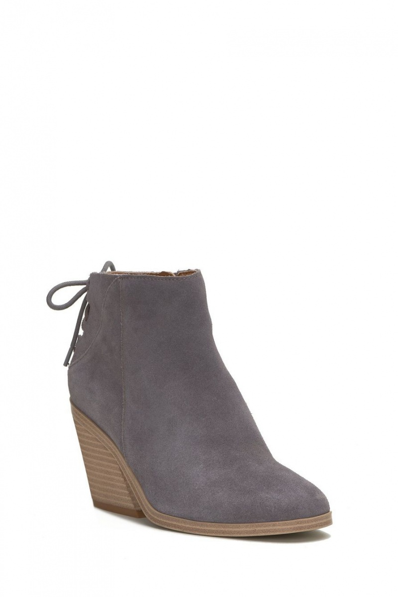 Lucky Brand Mikasi Lace Women\'s Bootie Light Grey | South Africa-DIK620983