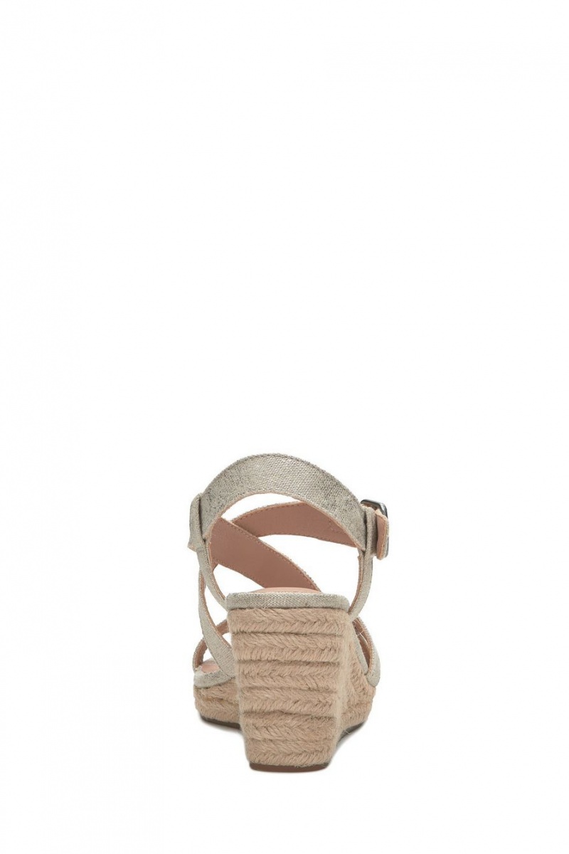 Lucky Brand Mytila Espadrille Women's Wedge Sandals Dark Brown | South Africa-PMD729563