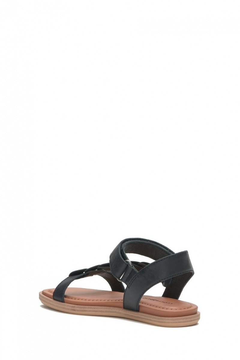 Lucky Brand Natany Braided Women's Sandals Black | South Africa-NEP214058