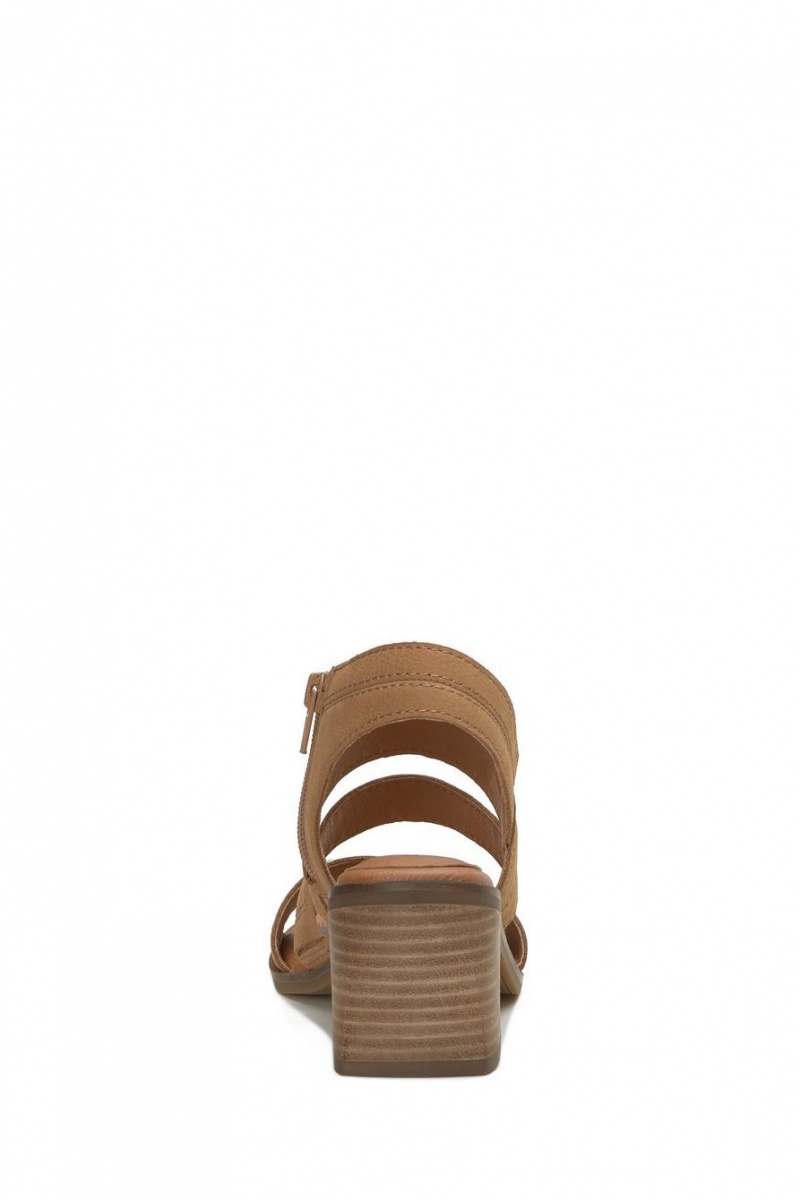 Lucky Brand Rhodette Heel Women's Sandals Brown | South Africa-UFN472398