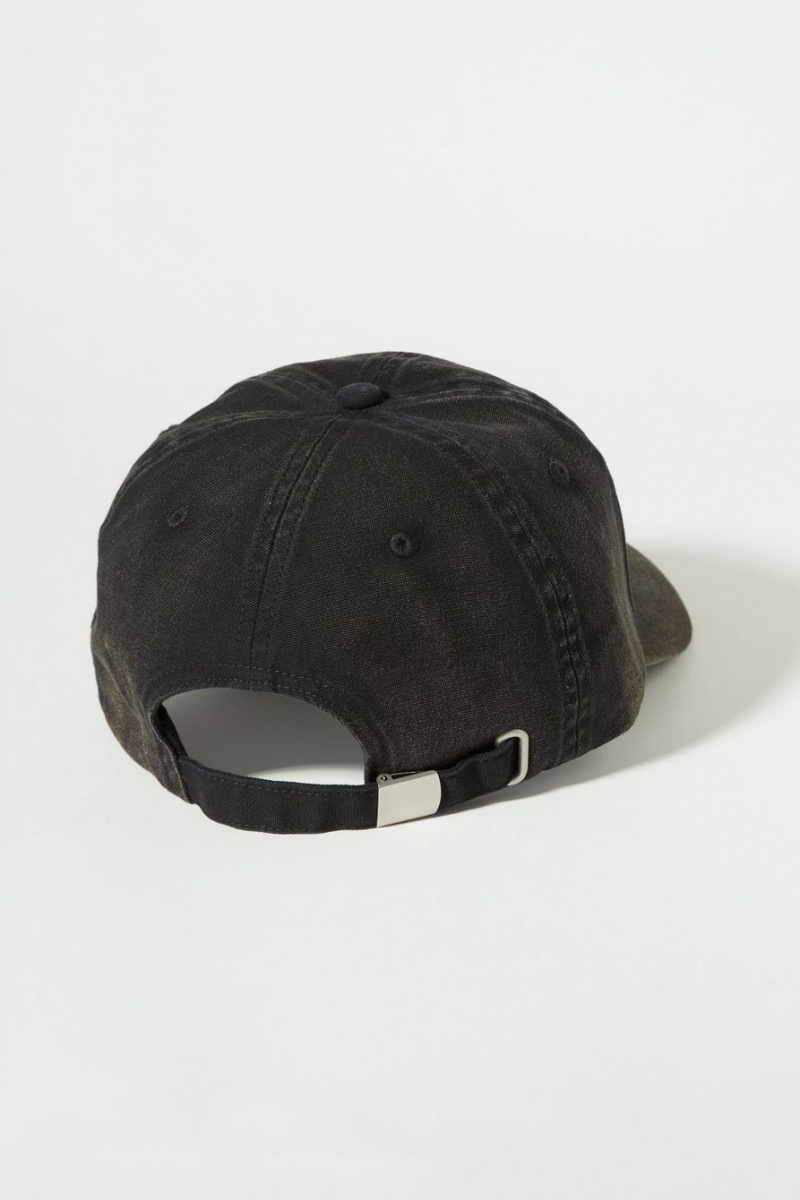 Lucky Brand Rolling Stones Baseball Women's Cap Black | South Africa-IMS953176