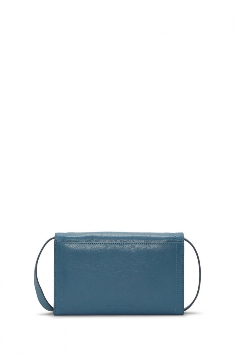 Lucky Brand Ruth Scalloped Women's Crossbody Bag Blue | South Africa-KAO412790