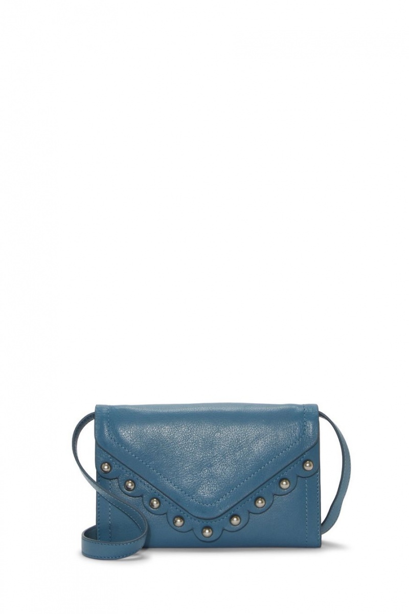 Lucky Brand Ruth Scalloped Women\'s Crossbody Bag Blue | South Africa-KAO412790