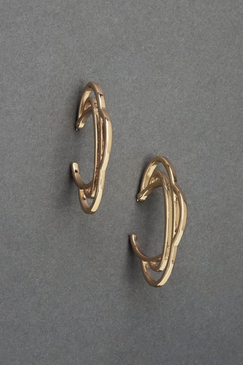 Lucky Brand Saturn Women's Earrings Gold | South Africa-EHZ350189